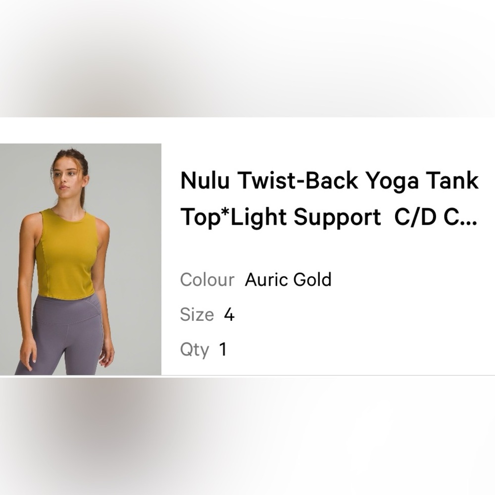 Sleeveless Mustard Top